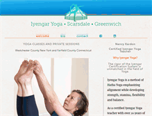 Tablet Screenshot of iyengaryogascarsdale.com